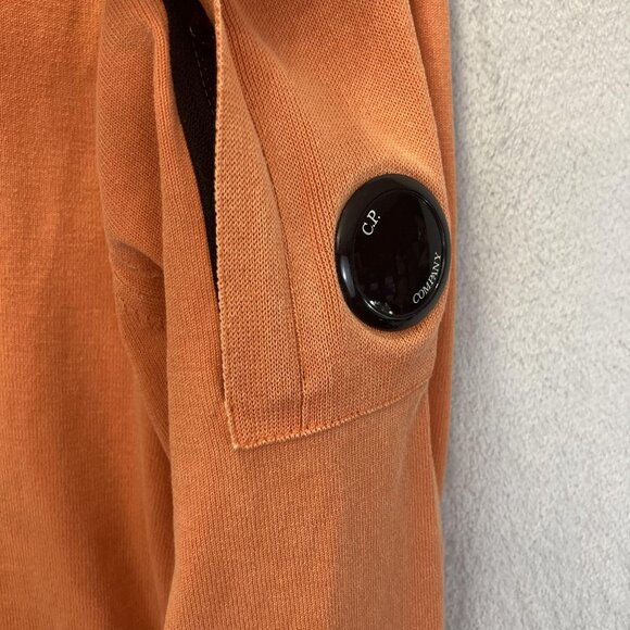 C.P. Company Italy Sweater Mens XL (52) Orange Lens Crewneck Pullover Jumper - Picture 7 of 14